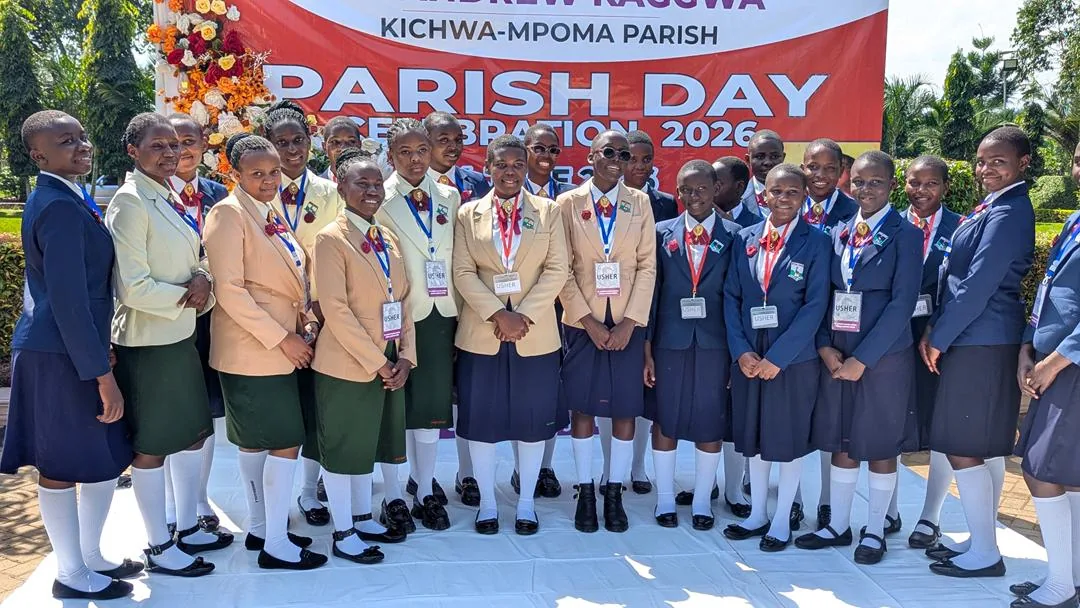 Students at Parish Day celebration